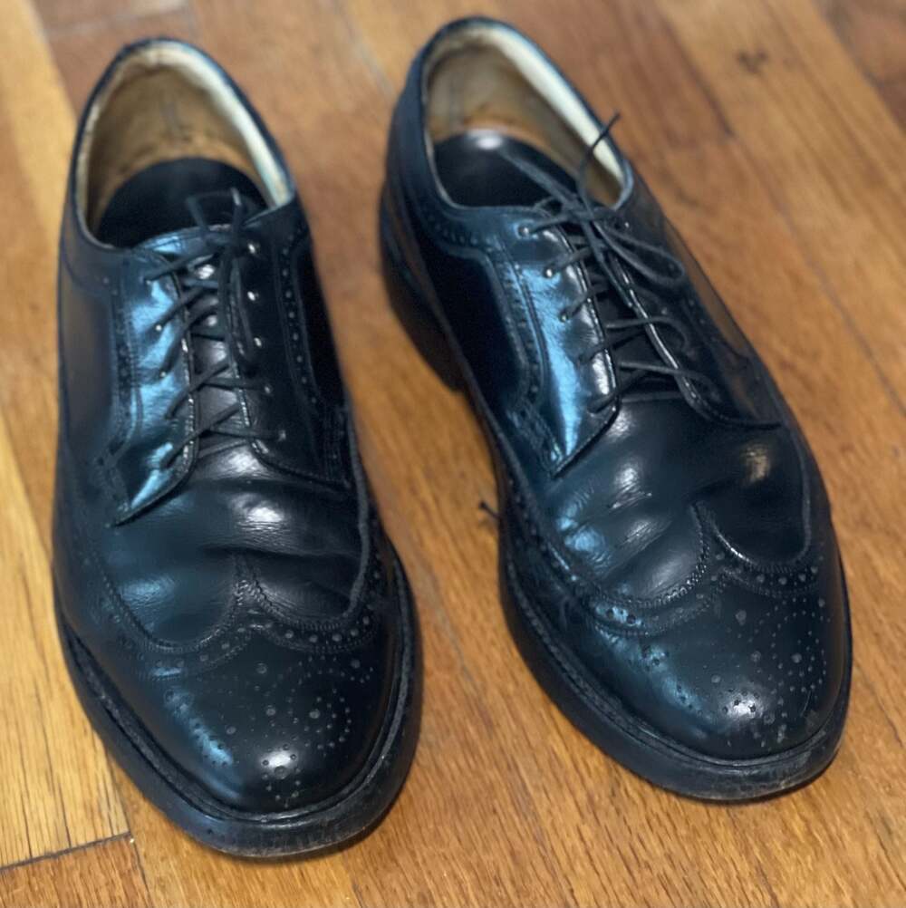 Vintage‎ Florsheim Imperial Kenmoor Longwing Wingtip Shoes